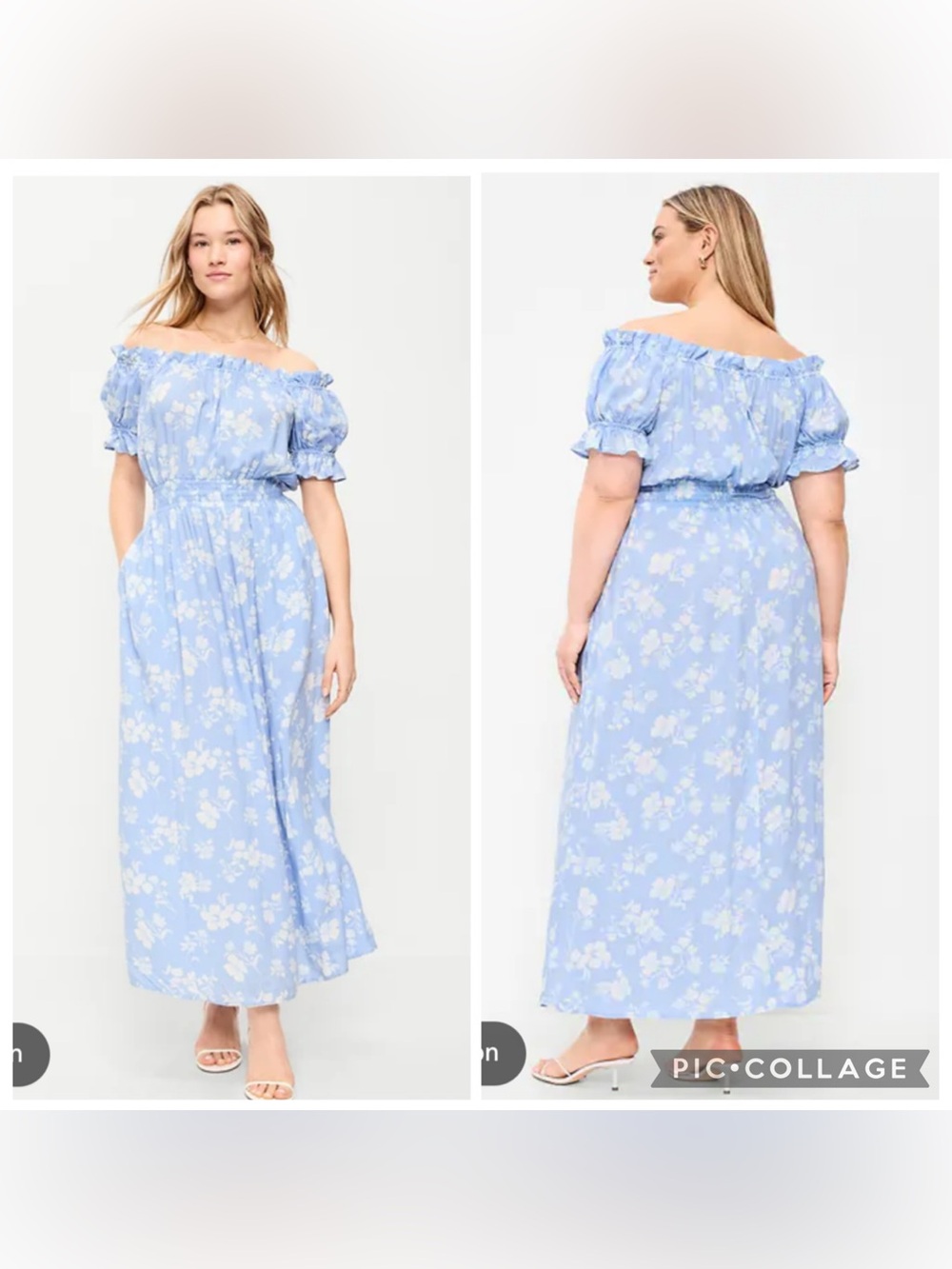 NWT Old Navy Floral Off the Shoulder Boho Maxi Dress Size XS